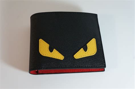 fendi monster small wallet|fendi monster eye wallet.